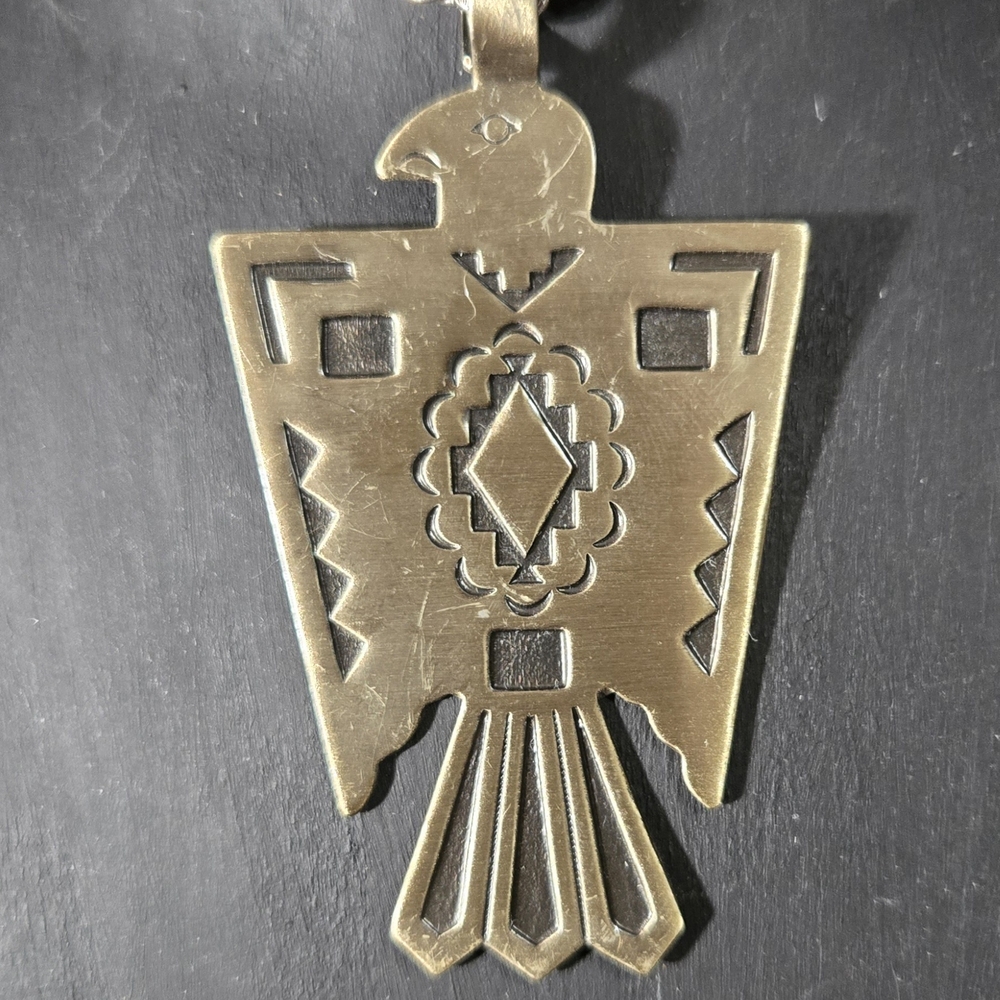 Silver Thunderbird Pendant Necklace - Picture 5 of 8